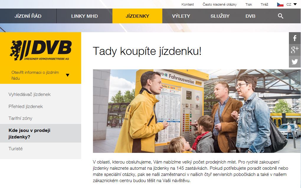 website translation - example: czech (DVB)