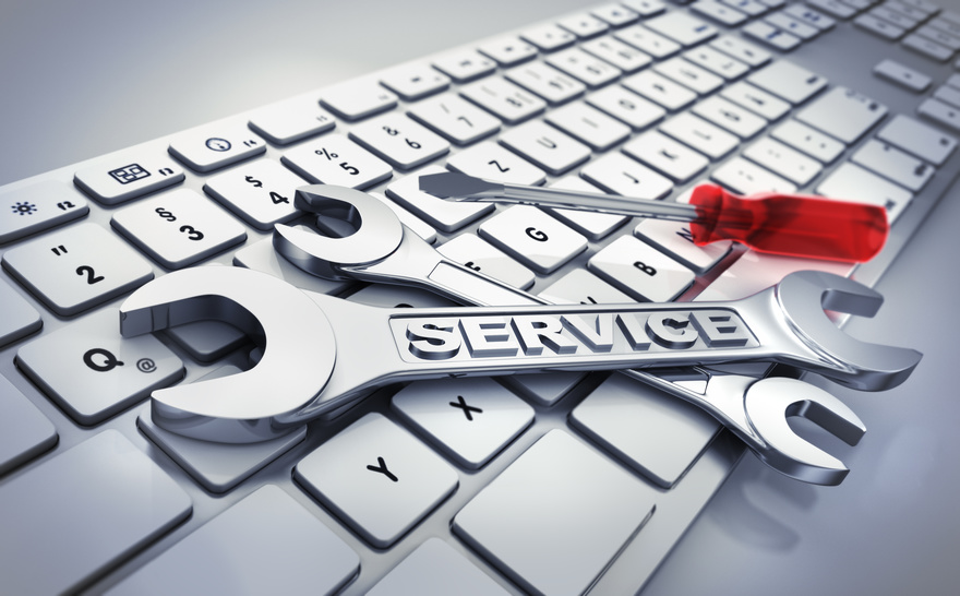 Service - keyboard and tools